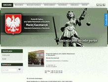 Tablet Screenshot of komornik-kluczbork.pl
